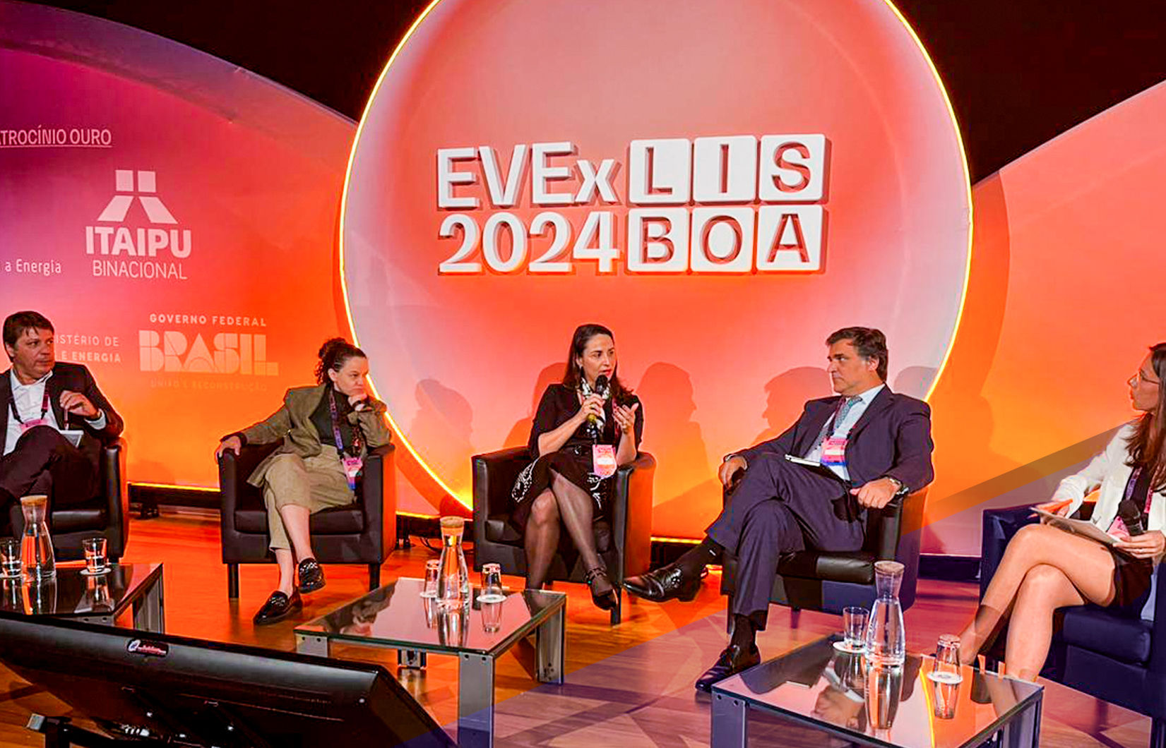 Gerusa Cortes vice-presidente do Conselho de Administração da CCEE no painel sobre o mercado livre de energia no evex lisboa