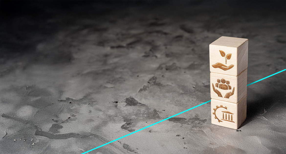 Imagem mostra cubos de madeira